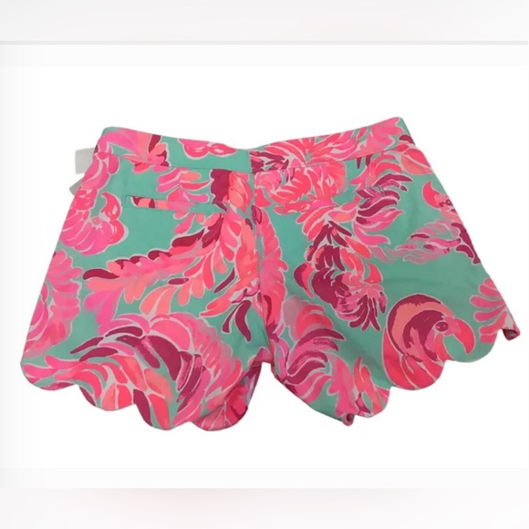 Women’s Lilly Pulitzer Buttercup Shorts- Love Bird Print - Picture 2 of 8